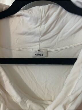 Wilfred Ivory Cowl Neck Top